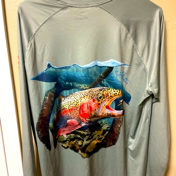 Men’s Long Sleeve Fishing shirt - Picture 1 of 2